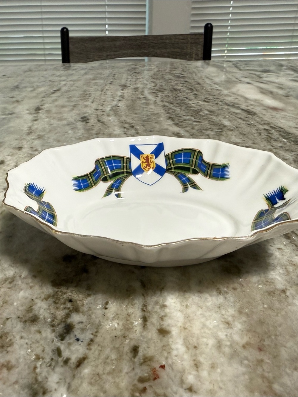 Vintage Royal Albert 5.5” Nova Scotia Tartan Bone China Dish England